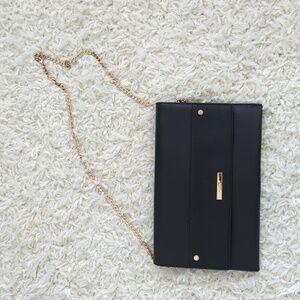 DUNE London envelope clutch with chain